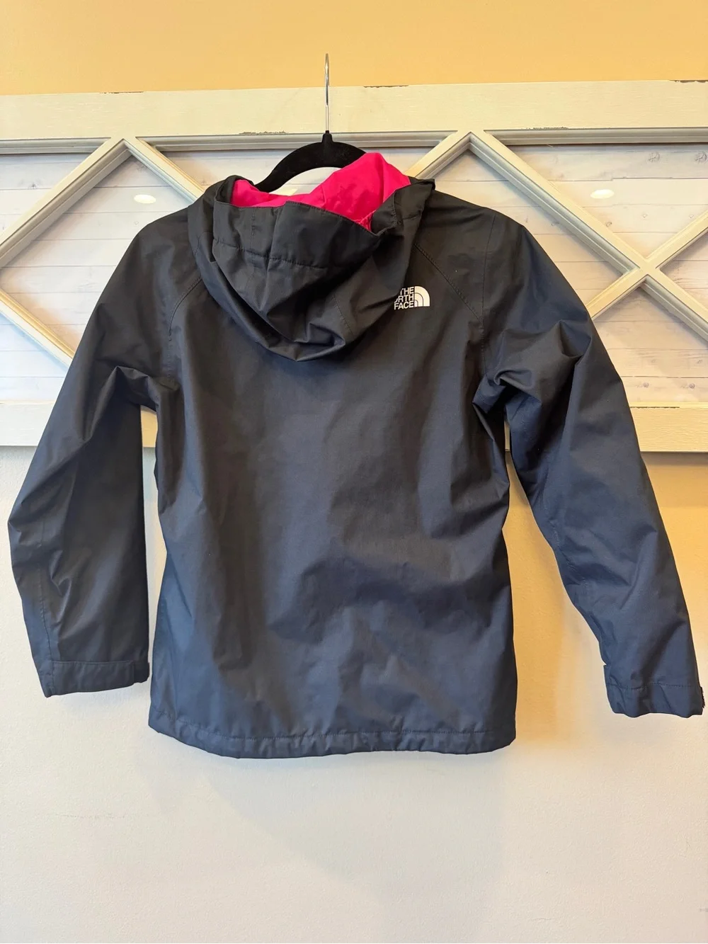 The North Face Osolita Dryvent Triclimate Jacket Hooded Girls Size M 10/12 Black